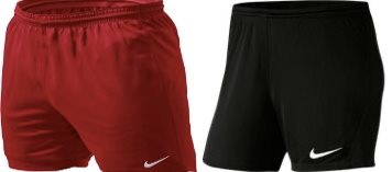 Nike shorts rød-sort